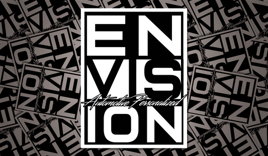 Sticker - Envision Black and White Box