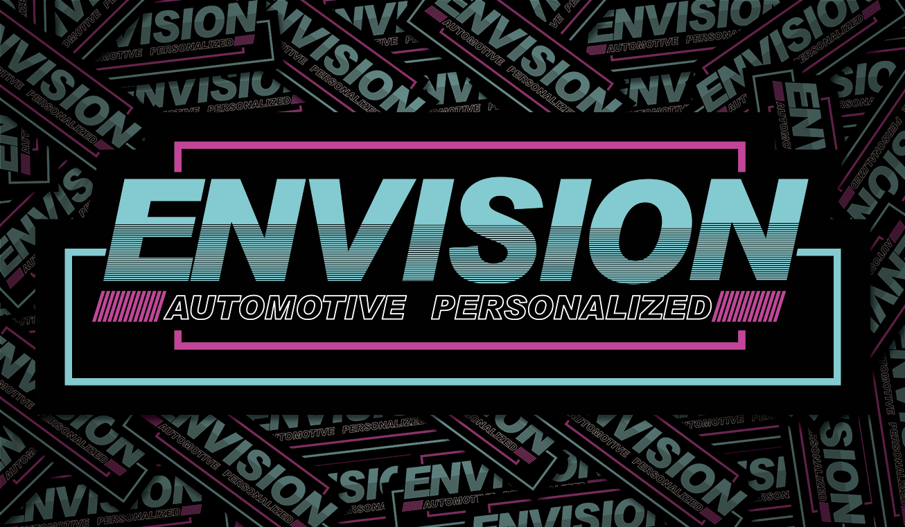 Envision Automotive Personalized Retro Sticker